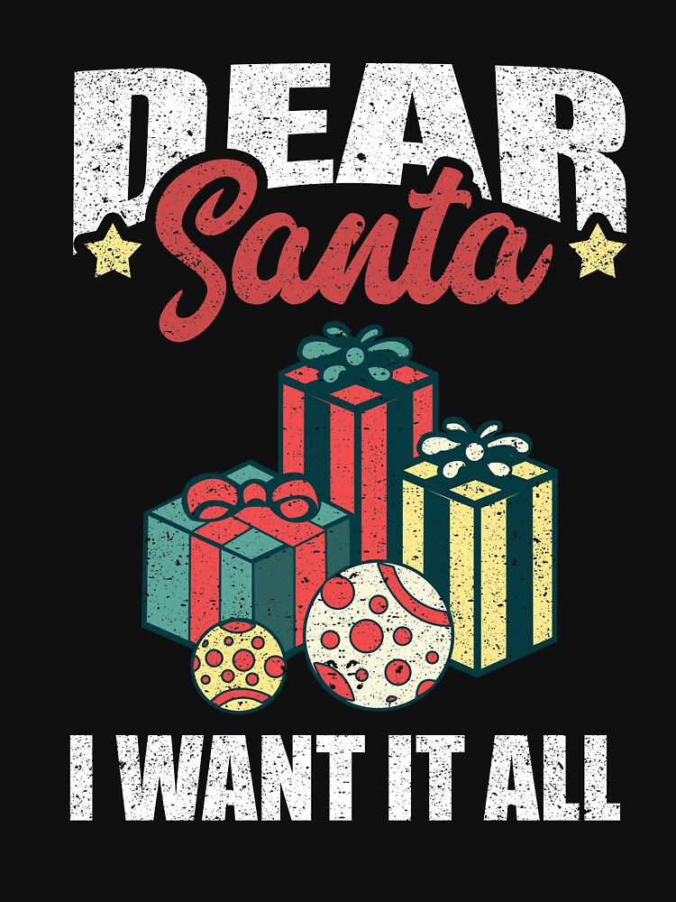 Dear santa i want it all sweater best sale