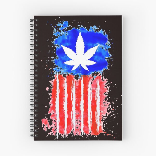 Item preview, USA American Flag Funny Weed Marijuana Flag T-Shirt Gift: | Gift For Smokers | Bud | Pot | Dope | Tokin' designed and sold by larspat.