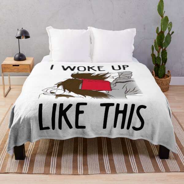 Item preview, I Woke Up Like This. Bookish Humor designed and sold by KsuAnn.