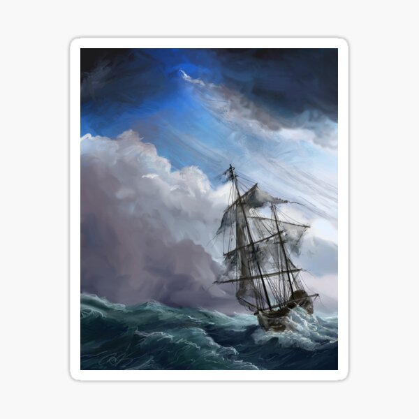 Ghost Ship Sticker