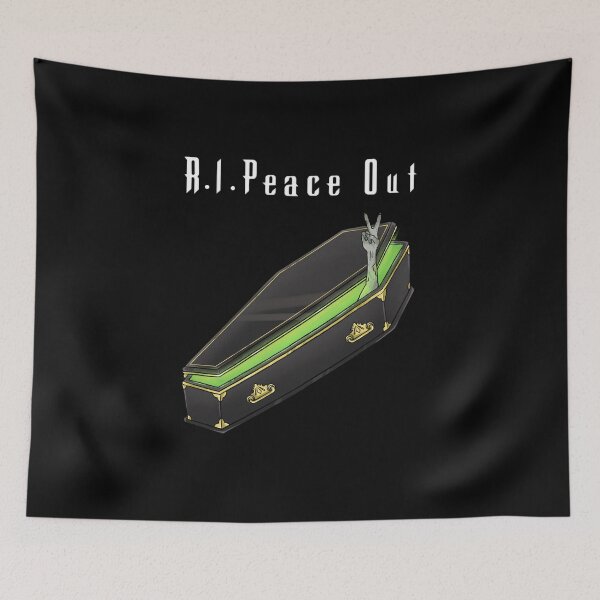 Item preview, R.I.Peace Out | Funny RIP Zombie Peace Out designed and sold by TheGhoulishGarb.