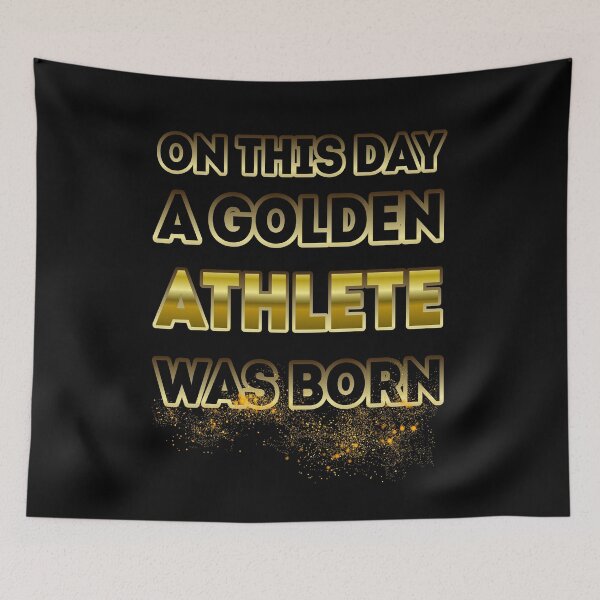 Item preview, On This Day a Golden Athlete Was Born  designed and sold by Reda678.