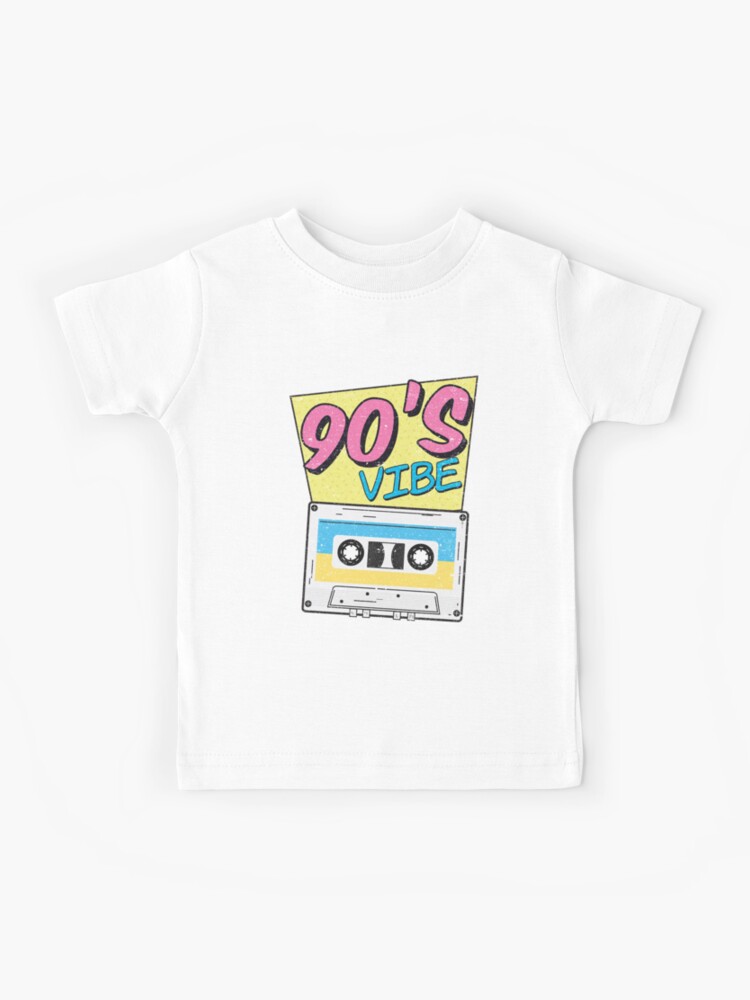 Teeshirtpalace 90s Vibe 1990 Style Fashion 90 Theme Outfit Nineties Costume Kids Sweatshirt