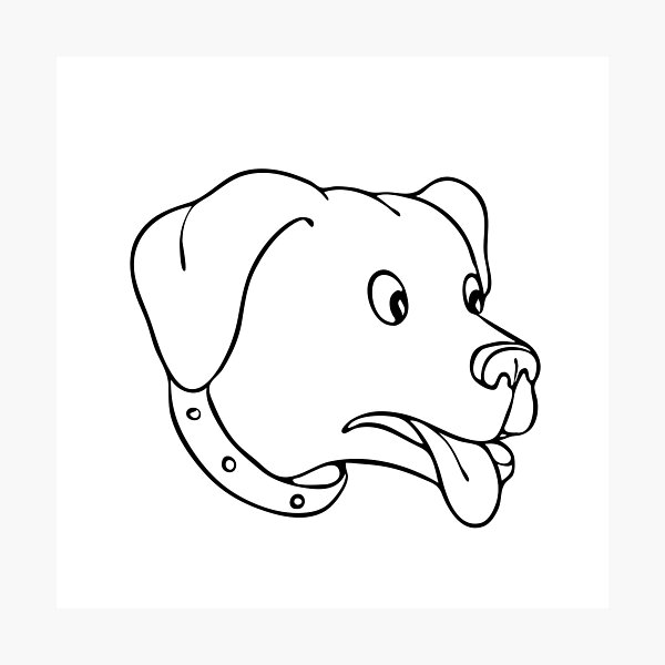 Item preview, Labrador Retriever Surprised Drawing designed and sold by patrimonio.