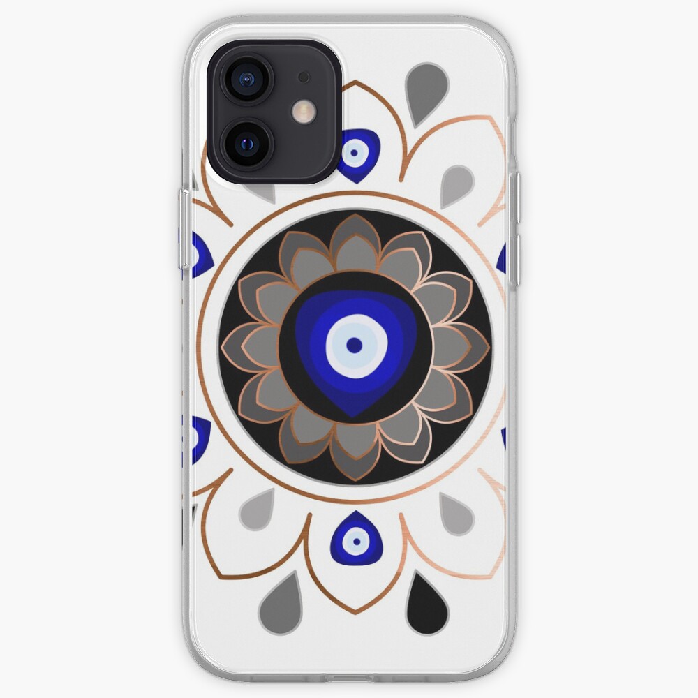 Copper Evil Eye Mandala iPhone Case & Cover
