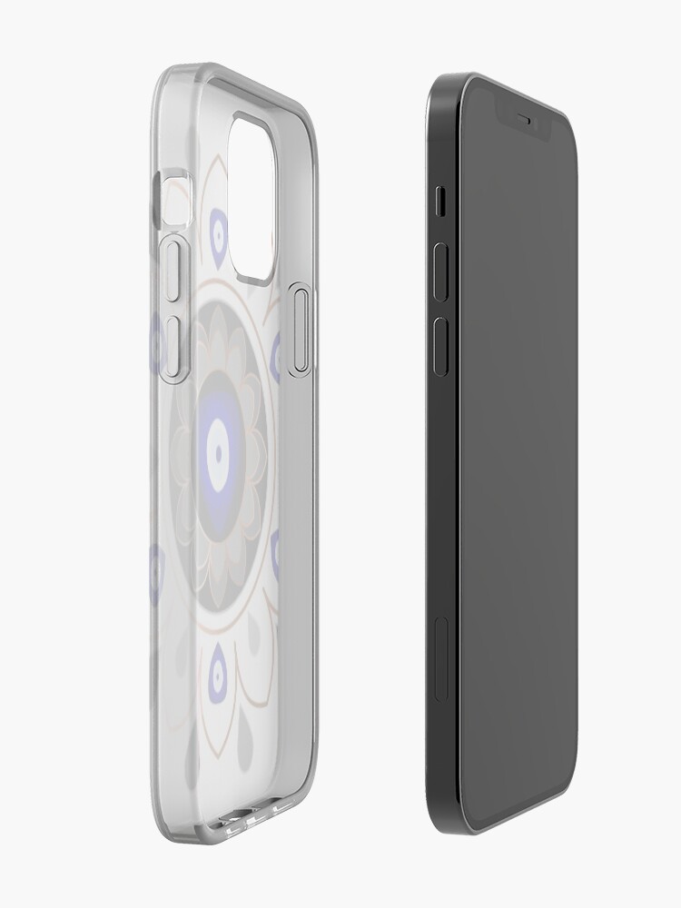 Alternate view of Copper Evil Eye Mandala iPhone Case & Cover