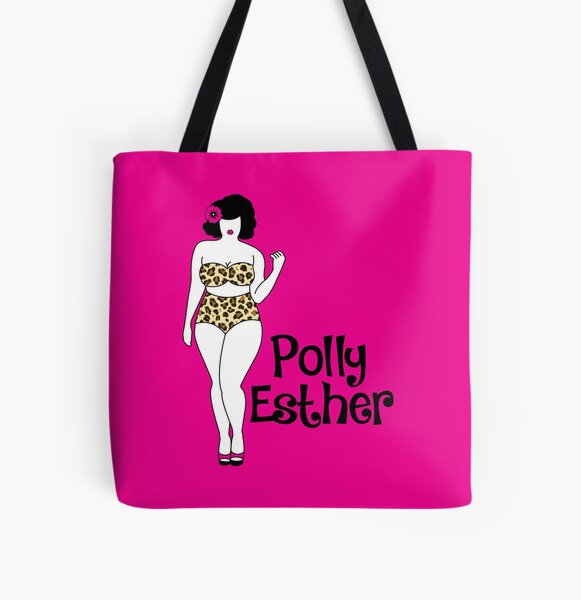 Illustrated Logo All Over Print Tote Bag