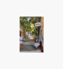 Symi Alleyway Steps Art Board