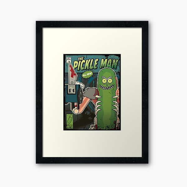 The Pickle Man Framed Art Print