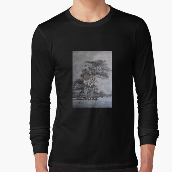 My Tree - Drawing by Avril Thomas - Adelaide / South Australia Artist Near Inman Valley South Australia Long Sleeve T-Shirt