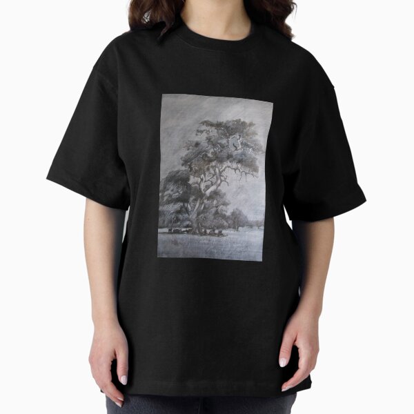 My Tree - Drawing by Avril Thomas - Adelaide / South Australia Artist Near Inman Valley South Australia Oversized T-Shirt