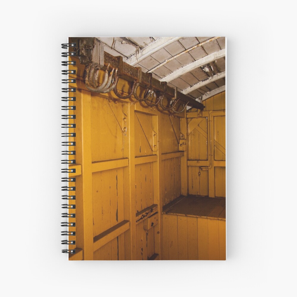 Inside a carriage Spiral Notebook