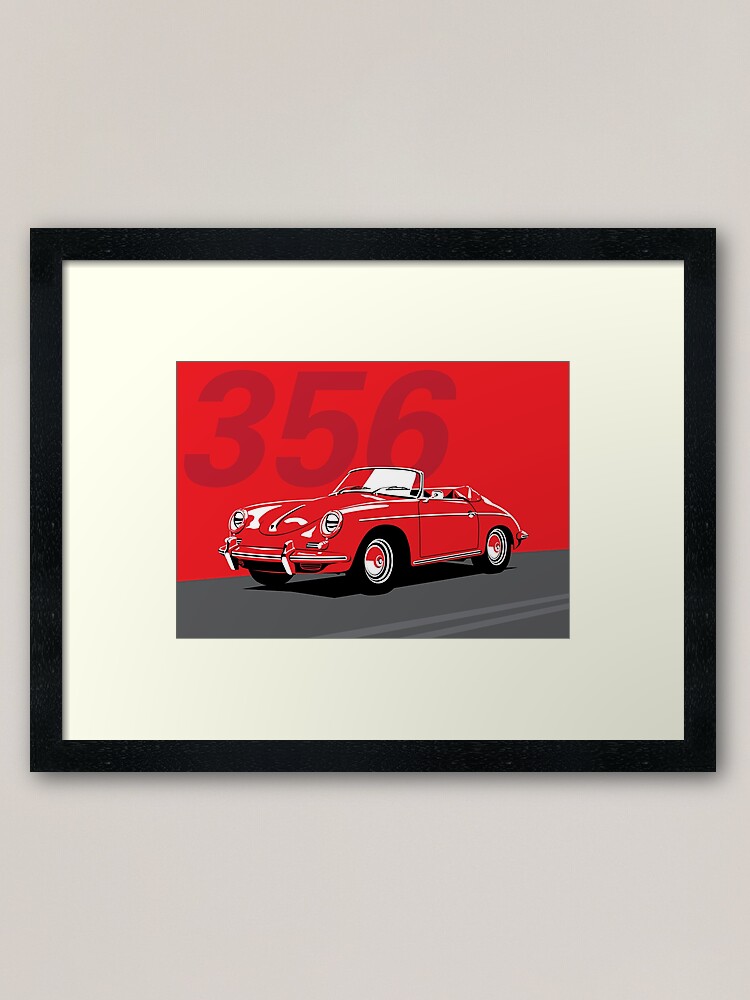 Alternate view of Porsche 356 Framed Art Print