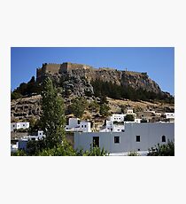 The Acropolis at Lindos Photographic Print