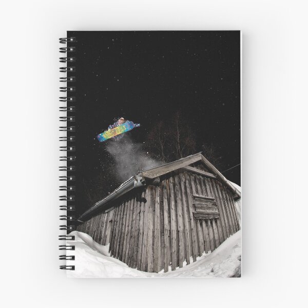 Item preview, Snowboarder jumping over an old house designed and sold by Vegard Giskehaug.