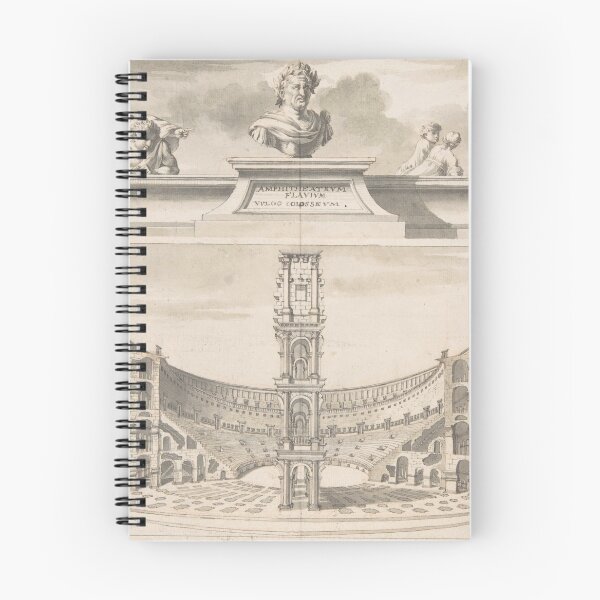 Item preview, Vintage Roman Colosseum Illustrative Diagram  designed and sold by BravuraMedia.