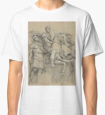 Vintage Marcus Aurelius on Horseback Illustration Classic T-Shirt