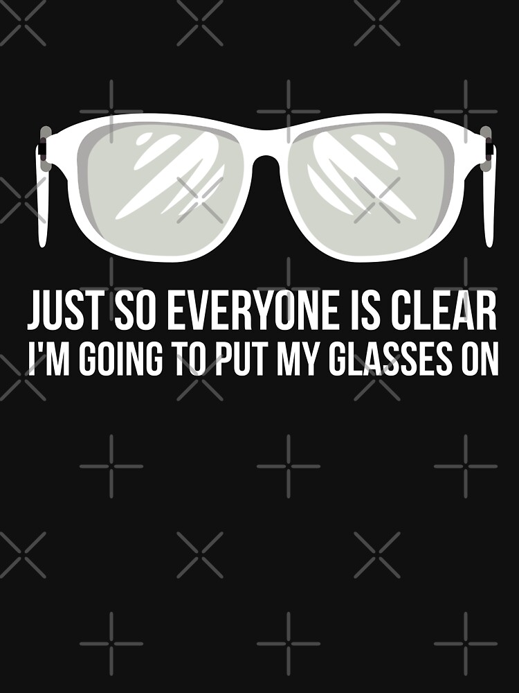 "Funny glasses pun. Punny gift for somebody who wears glasses. Poor bad