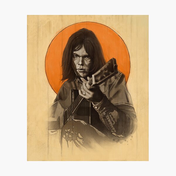 Neil Young Harvest Photographic Print