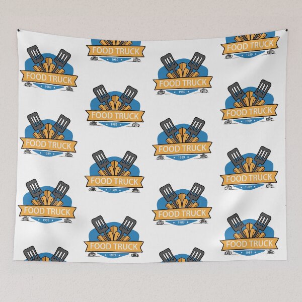 Item preview, Food Truck Logo designed and sold by inzanefox.