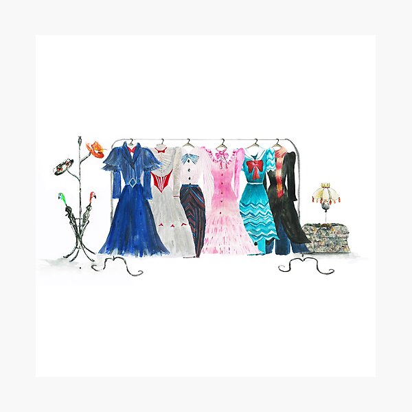 Mary Poppins Returns Costume Wardrobe Photographic Print