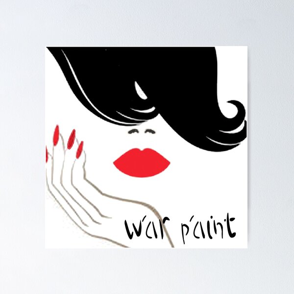 Item preview, Makeup as War Paint designed and sold by SerpentSkyArts.