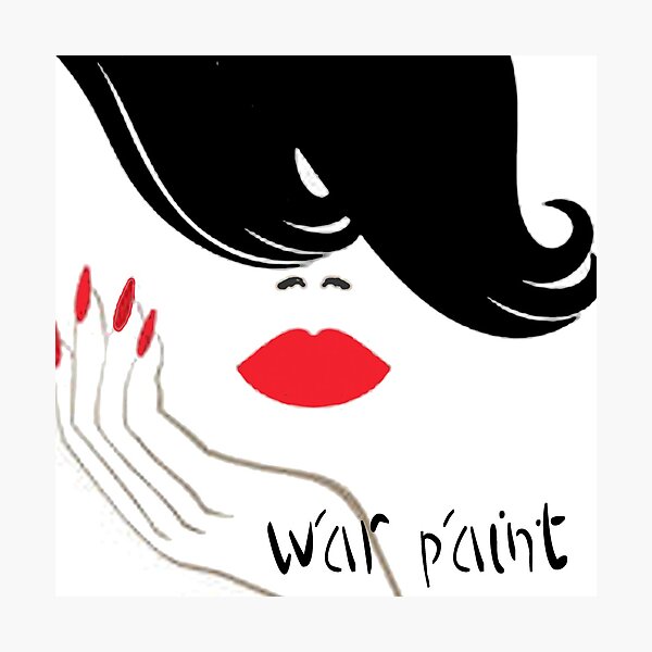Item preview, Makeup as War Paint designed and sold by SerpentSkyArts.