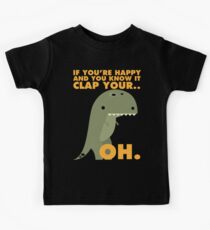 T-Rex Likes To Clap... Oh. Kids Tee