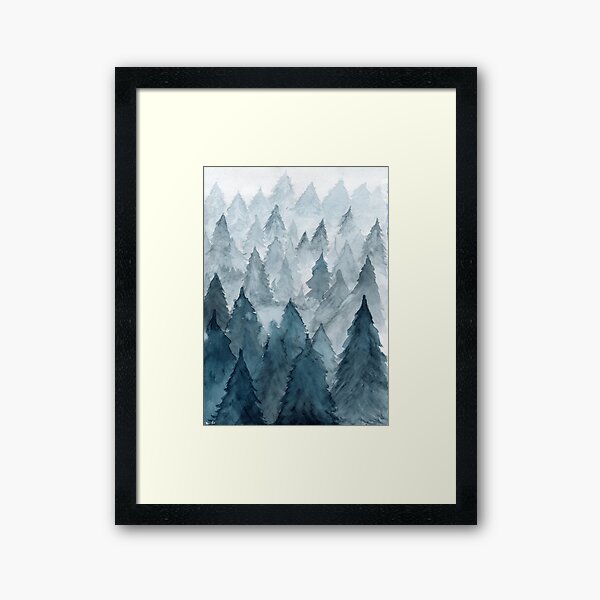 Clear Winter Framed Art Print