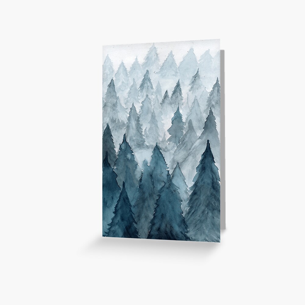 Clear Winter Greeting Card
