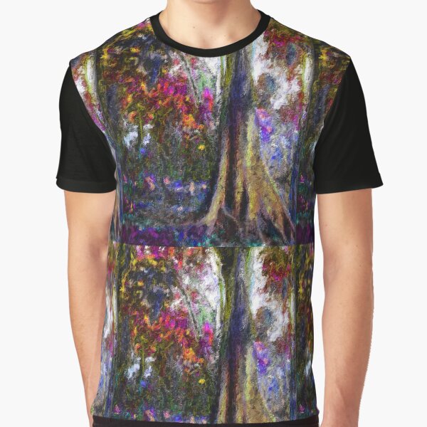 Shrubbery on the Mountain Graphic T-Shirt