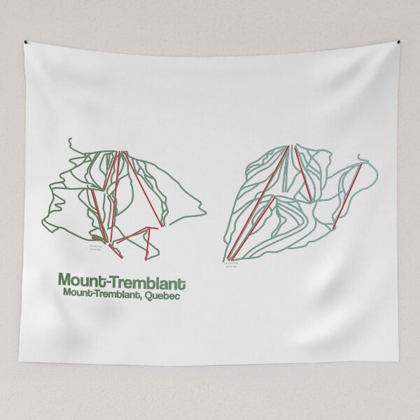 Item preview, Mont-Tremblant Trail Map designed and sold by ChasingGnarnia.
