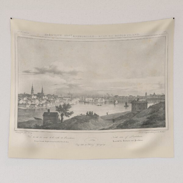 Item preview, Vintage Illustration of Providence RI (1890) designed and sold by BravuraMedia.