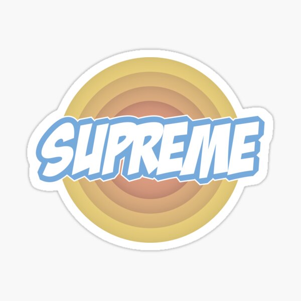 supreme shrimp sticker