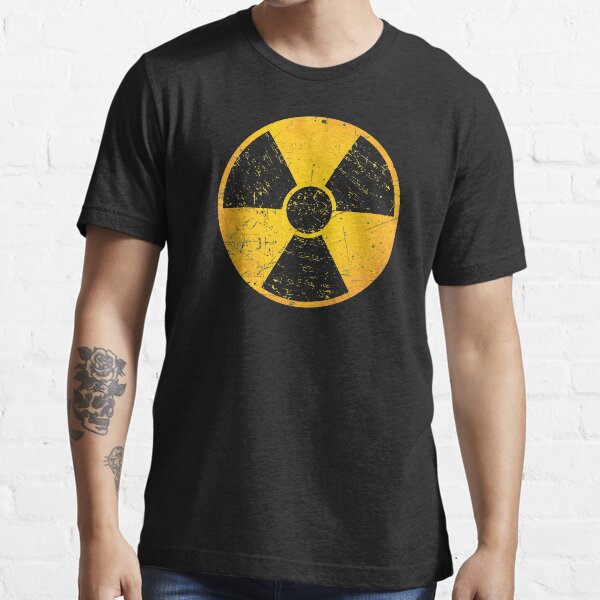 Nuclear Power Danger Symbol Atomic Radioactive Essential T-Shirt