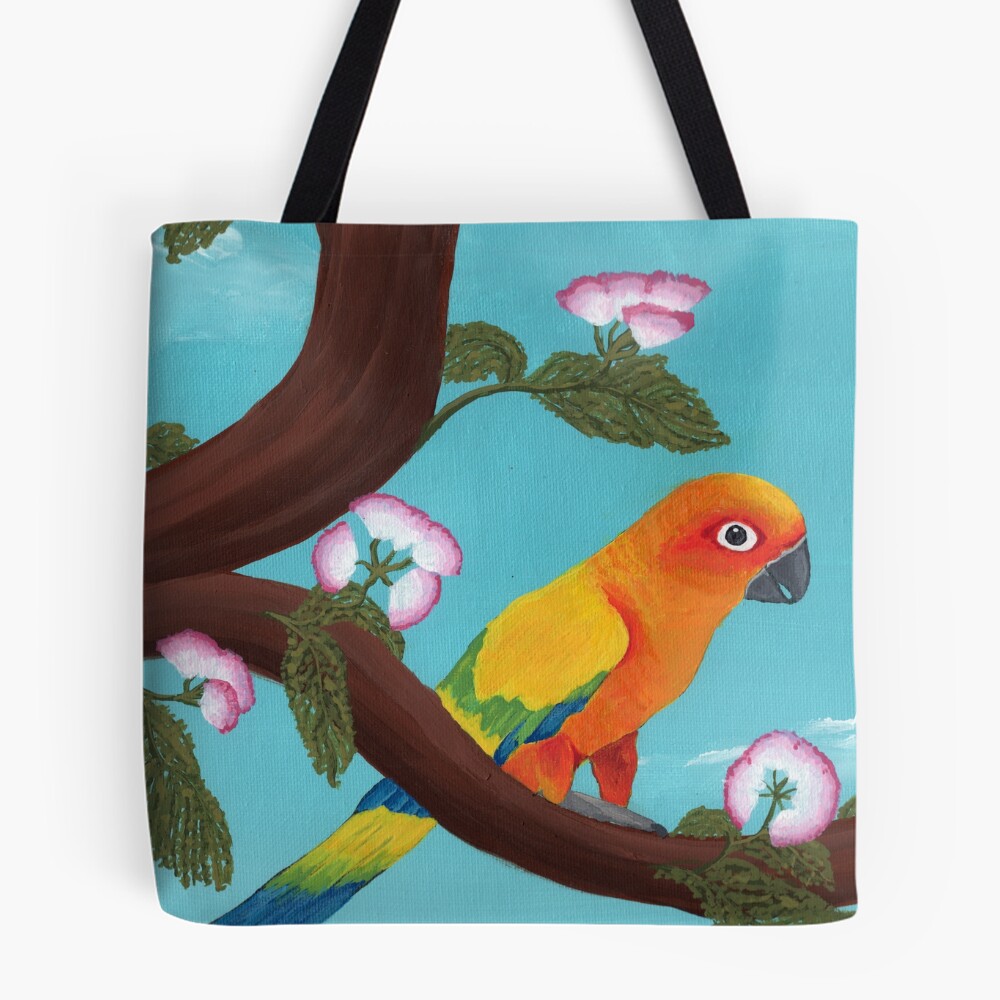 Vista previa del artículo con la obra «Bolsa estampada de tela», diseñado y vendido por LWDstudio.