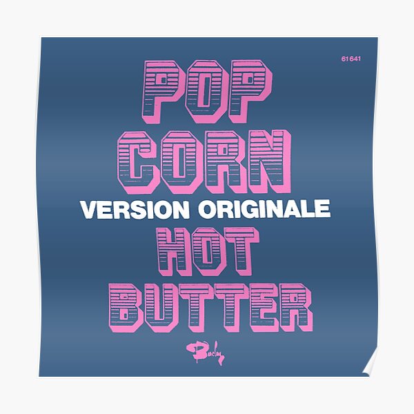 "HOT BUTTER POPCORN" Poster by ThrowbackMotors Redbubble