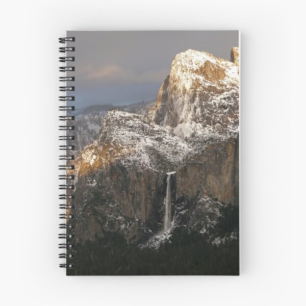 Item preview, Evening Sun Greets the Mountains ~ Cathedral Rocks and Bridalveil Fall, Yosemite designed and sold by Patty Lewis.