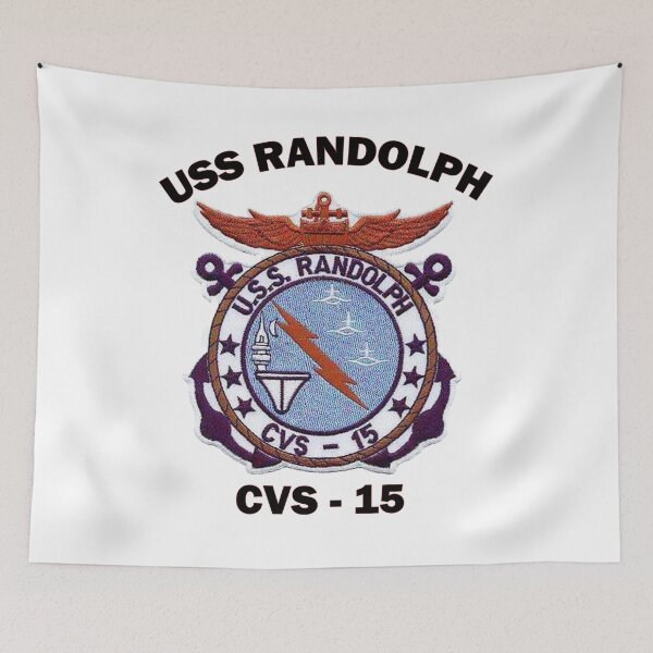 Item preview, USS Randolph (CV/CVA/CVS-15) Crest designed and sold by Nikki SpaceStuffPlus.