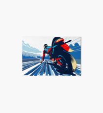 Motor racer speed demon Art Board