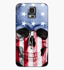 Funda/vinilo para Samsung Galaxy Cráneo americano