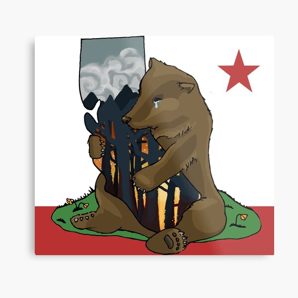 California fires - ARTIST PROCEEDS DONATED TOWARDS WILDFIRE RELIEF Metal Print