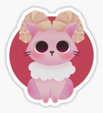 Cat Zodiac - Aries Sticker