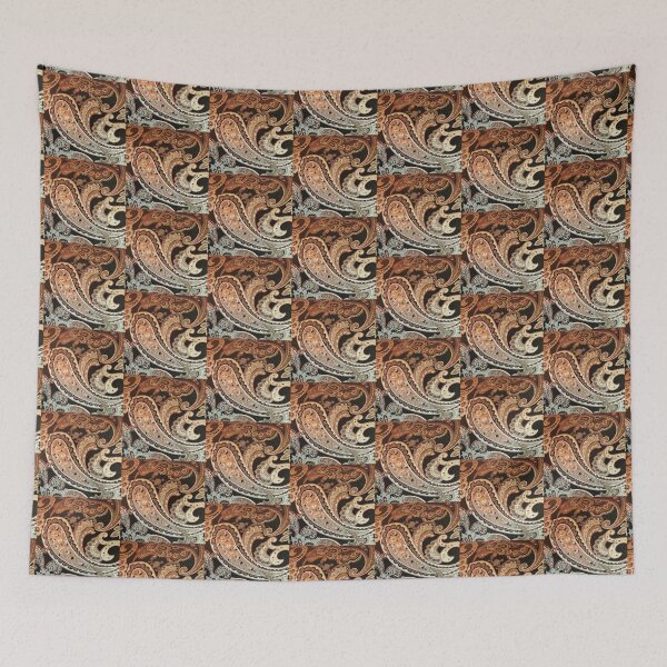 Item preview, Satin Paisley Fabric designed and sold by Tracie J.
