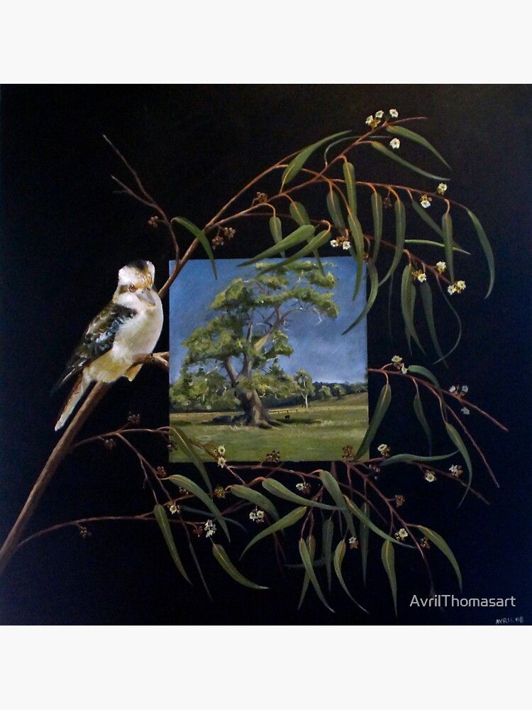 Thumbnail 3 of 3, Sticker, Merry Merry King - Oil Painting by Avril Thomas - Adelaide / South Australia Artist designed and sold by AvrilThomasart.