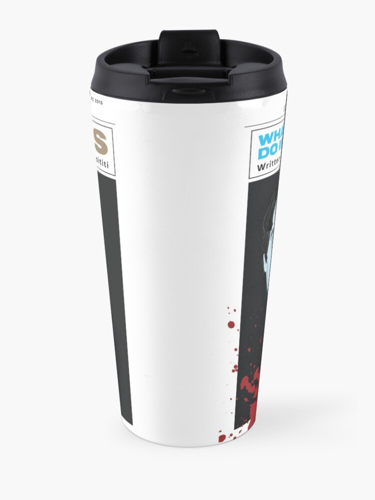 Alternate view of What We Do in the Shadows movie poster Travel Mug