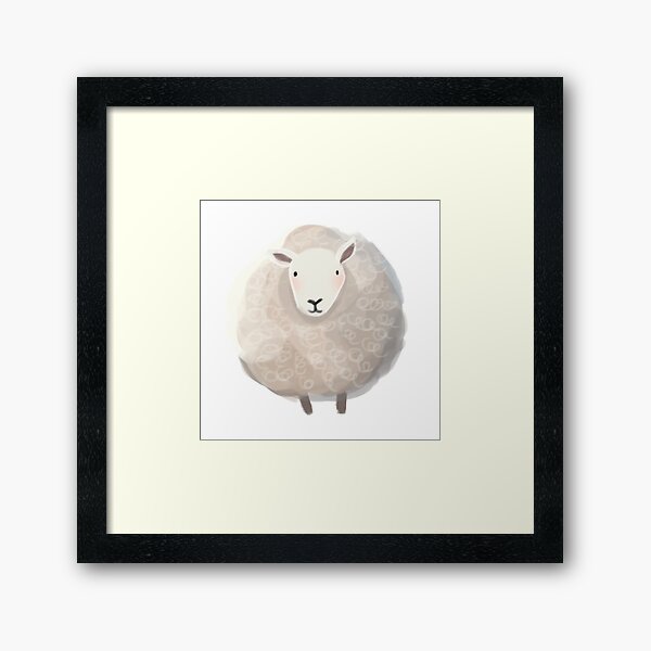 Ramsey the Sheep Framed Art Print