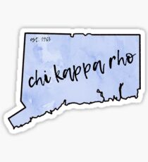 chi kappa rho ct Sticker