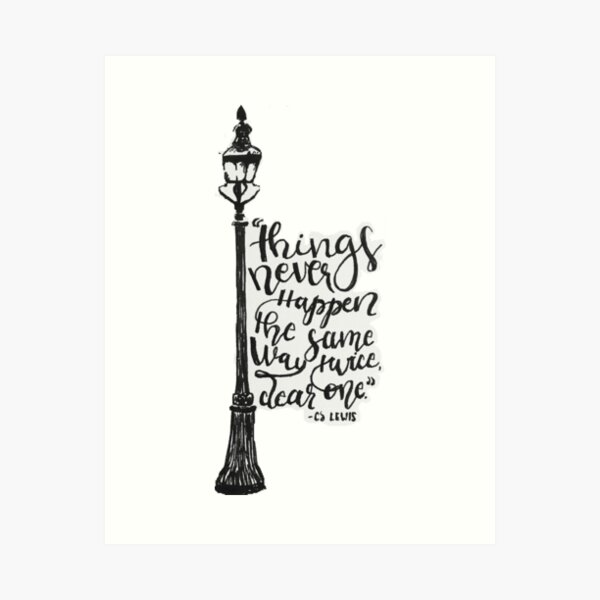 narnia quote art print by itsbritknee17 redbubble