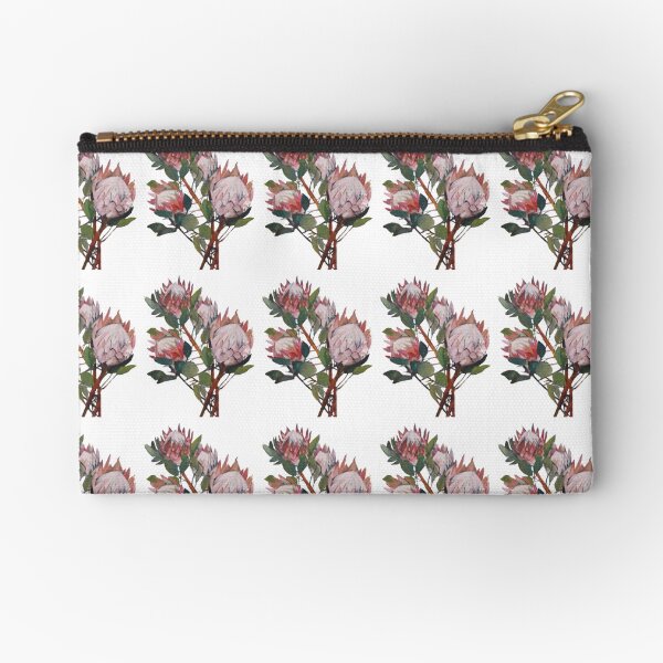 A Bunch of King Proteas Zipper Pouch